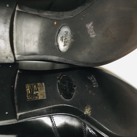 SOLD Prada Men Black Loafer Size 7 M Made in Italy - Picture 5 of 6